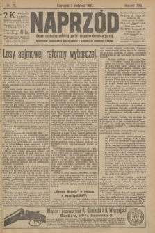 Naprzód : organ centralny polskiej partyi socyalno-demokratycznej. 1913, nr 76