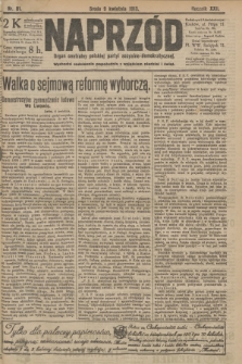 Naprzód : organ centralny polskiej partyi socyalno-demokratycznej. 1913, nr 81