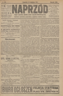 Naprzód : organ centralny polskiej partyi socyalno-demokratycznej. 1913, nr 82