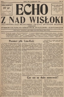 Echo z nad Wisłoki : dwutygodnik Koła Miejscowego Związku Oficerów Rezerwy poświęcony sprawom kulturalno-oświatowym, społecznym, gospodarczym. 1932, nr 11