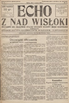 Echo z nad Wisłoki : dwutygodnik Koła Miejscowego Związku Oficerów Rezerwy Okręgu Krakowskiego poświęcony sprawom kulturalno-oświatowym, społecznym i gospodarczym. 1933, nr 11