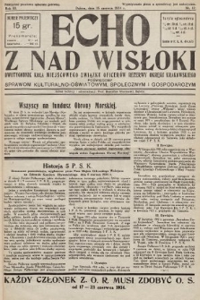 Echo z nad Wisłoki : dwutygodnik Koła Miejscowego Związku Oficerów Rezerwy Okręgu Krakowskiego poświęcony sprawom kulturalno-oświatowym, społecznym i gospodarczym. 1934, nr 12