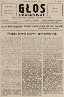 Głos Urzędniczy : organ małopolskich urzędników rachunkowo-kasowych. 1928, nr 6