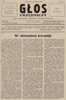 Głos Urzędniczy : organ małopolskich urzędników rachunkowo-kasowych. 1928, nr 8