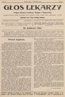 Głos Lekarzy : Organ Lekarzy Galicyi, Śląska i Bukowiny subwencyowany przez galicyjskie izby lekarskie i przez Towarzystwo „Samopomocy Lekarzy”. 1904, nr 18