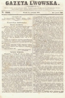 Gazeta Lwowska. 1851, nr 260