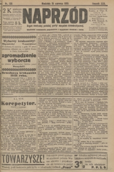 Naprzód : organ centralny polskiej partyi socyalno-demokratycznej. 1913, nr 135