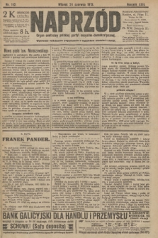 Naprzód : organ centralny polskiej partyi socyalno-demokratycznej. 1913, nr 142