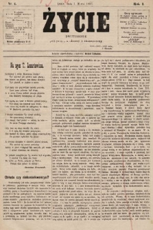 Życie : dwutygodnik polityczny, społeczny i ekonomiczny. 1893, nr 4