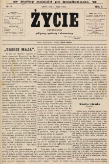 Życie : dwutygodnik polityczny, społeczny i ekonomiczny. 1893, nr 8