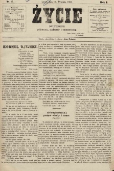 Życie : dwutygodnik polityczny, społeczny i ekonomiczny. 1893, nr 17