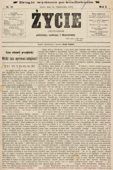 Życie : dwutygodnik polityczny, społeczny i ekonomiczny. 1893, nr 19