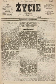 Życie : dwutygodnik polityczny, społeczny i ekonomiczny. 1893, nr 24