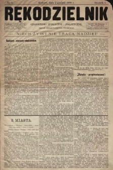 Rękodzielnik : czasopismo społeczne i polityczne : organ. 1899, nr 5