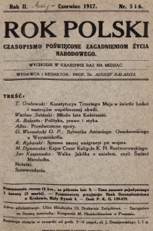 Rok Polski : czasopismo poświęcone zagadnieniom życia narodowego. 1917, nr 5/6