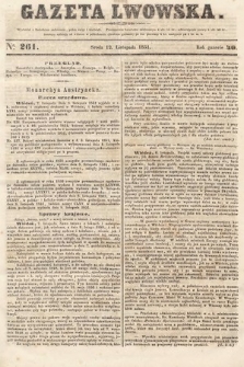 Gazeta Lwowska. 1851, nr 261