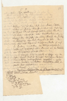 Brief von Heinrich Schreiber und Alexander von Humboldt an Alexander von Humboldt