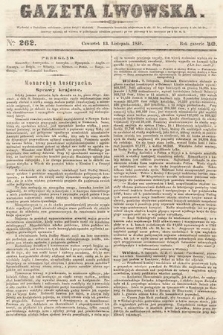Gazeta Lwowska. 1851, nr 262