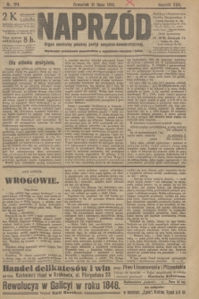 Naprzód : organ centralny polskiej partyi socyalno-demokratycznej. 1913, nr 174