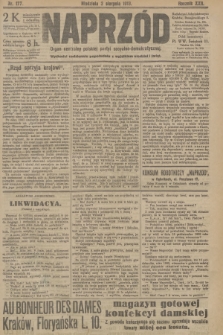 Naprzód : organ centralny polskiej partyi socyalno-demokratycznej. 1913, nr 177