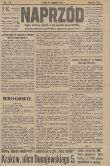 Naprzód : organ centralny polskiej partyi socyalno-demokratycznej. 1913, nr 179