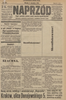 Naprzód : organ centralny polskiej partyi socyalno-demokratycznej. 1913, nr 201 (po konfiskacie nakład drugi)