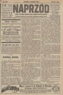 Naprzód : organ centralny polskiej partyi socyalno-demokratycznej. 1913, nr 203