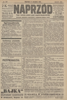 Naprzód : organ centralny polskiej partyi socyalno-demokratycznej. 1913, nr 217