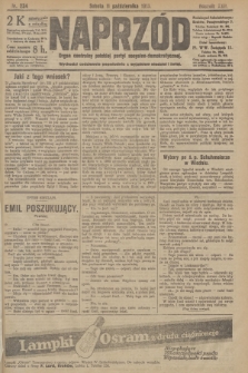 Naprzód : organ centralny polskiej partyi socyalno-demokratycznej. 1913, nr 234