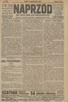 Naprzód : organ centralny polskiej partyi socyalno-demokratycznej. 1913, nr 239