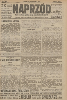 Naprzód : organ centralny polskiej partyi socyalno-demokratycznej. 1913, nr 242