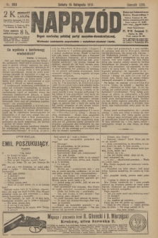 Naprzód : organ centralny polskiej partyi socyalno-demokratycznej. 1913, nr 263