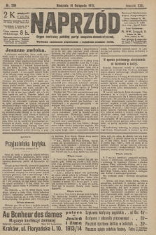 Naprzód : organ centralny polskiej partyi socyalno-demokratycznej. 1913, nr 264