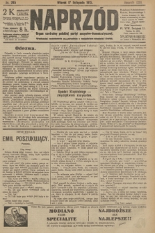 Naprzód : organ centralny polskiej partyi socyalno-demokratycznej. 1913, nr 265