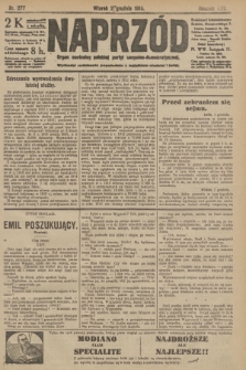 Naprzód : organ centralny polskiej partyi socyalno-demokratycznej. 1913, nr 277