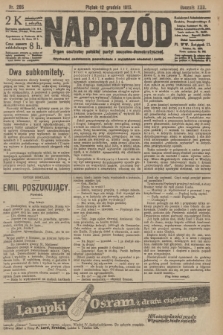 Naprzód : organ centralny polskiej partyi socyalno-demokratycznej. 1913, nr 285