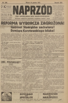 Naprzód : organ centralny polskiej partyi socyalno-demokratycznej. 1913, nr 288