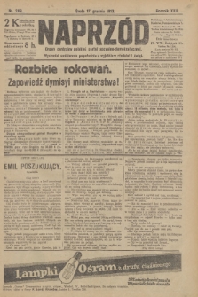 Naprzód : organ centralny polskiej partyi socyalno-demokratycznej. 1913, nr 289