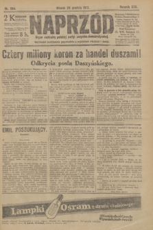 Naprzód : organ centralny polskiej partyi socyalno-demokratycznej. 1913, nr 294
