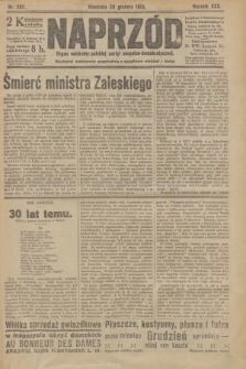 Naprzód : organ centralny polskiej partyi socyalno-demokratycznej. 1913, nr 297