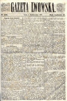 Gazeta Lwowska. 1867, nr 228