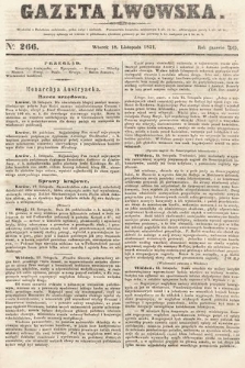 Gazeta Lwowska. 1851, nr 266