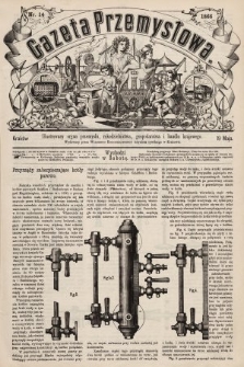 Gazeta Przemysłowa : ilustrowany organ przemysłu, rękodzielnictwa, gospodarstwa i handlu krajowego. 1866, nr 14