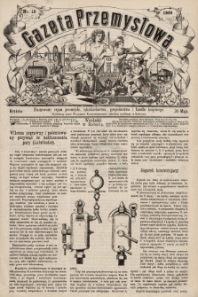 Gazeta Przemysłowa : ilustrowany organ przemysłu, rękodzielnictwa, gospodarstwa i handlu krajowego. 1866, nr 15