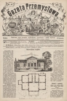 Gazeta Przemysłowa : ilustrowany organ przemysłu, rękodzielnictwa, gospodarstwa i handlu krajowego. 1866, nr 20
