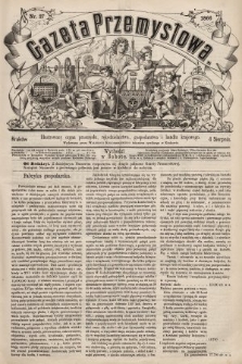 Gazeta Przemysłowa : ilustrowany organ przemysłu, rękodzielnictwa, gospodarstwa i handlu krajowego. 1866, nr 27