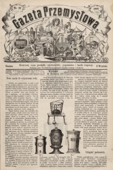 Gazeta Przemysłowa : ilustrowany organ przemysłu, rękodzielnictwa, gospodarstwa i handlu krajowego. 1866, nr 32