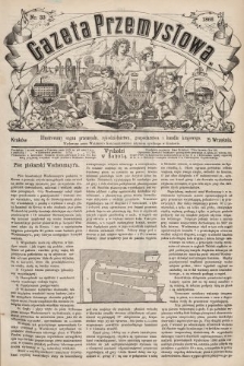 Gazeta Przemysłowa : ilustrowany organ przemysłu, rękodzielnictwa, gospodarstwa i handlu krajowego. 1866, nr 33