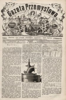 Gazeta Przemysłowa : ilustrowany organ przemysłu, rękodzielnictwa, gospodarstwa i handlu krajowego. 1866, nr 39