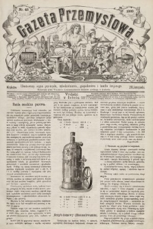 Gazeta Przemysłowa : ilustrowany organ przemysłu, rękodzielnictwa, gospodarstwa i handlu krajowego. 1866, nr 43
